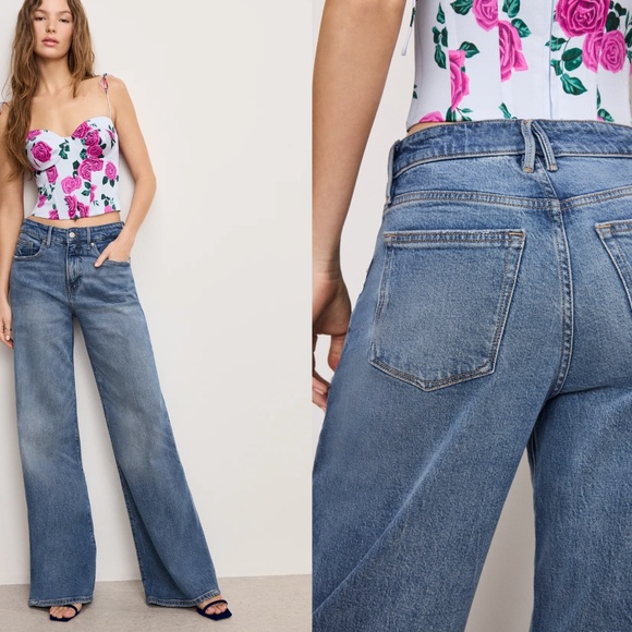 Good American Good Ease Relaxed *NWT* - Picture 3 of 5